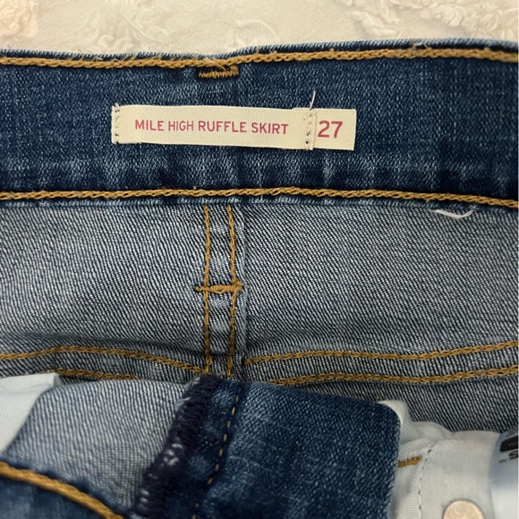 LEVI’s MILE HIGH RUFFLE SKIRT - Picture 6 of 6